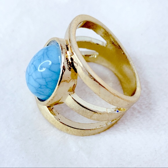 ❣️$25/3❣️Oval Shaped Turquoise Ring - Picture 6 of 10